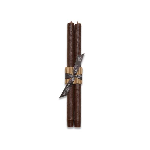 Greentree Home Twig Espresso Taper Pair 12"