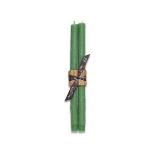 Greentree Home Twig Spring Green Taper Pair 12"