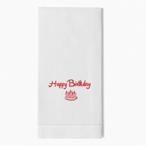 Henry Handwork Towel Happy Birthday