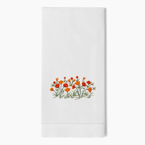 Henry Handwork Towel Poppies