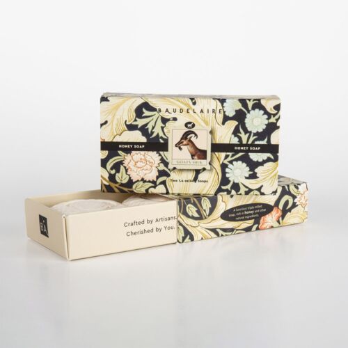 Baudelaire Box/2 Mini Honey Goat's Milk Soap