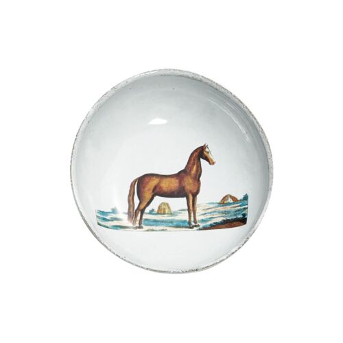 John Derian Small Horse Brown Dish
