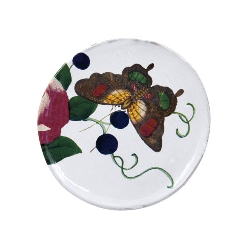 John Derian 18th C. Fan Gentle Rose Plate