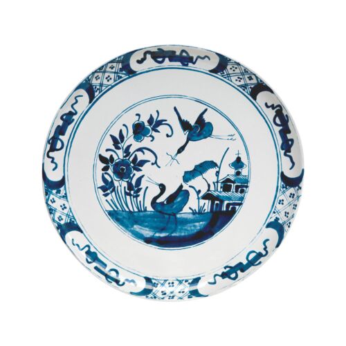 John Derian Large Pond Heron Dinner Plate