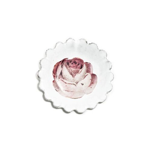 John Derian Rose Saucer