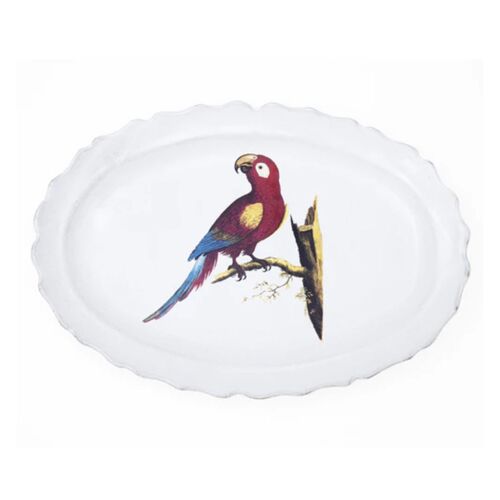 John Derian Bird Platter Parrot Max