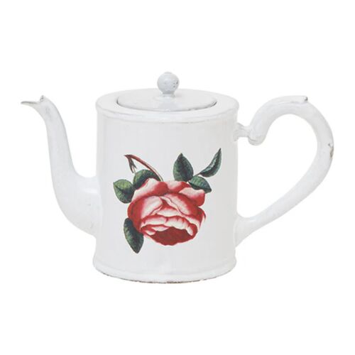 John Derian Rose Teapot Rosa