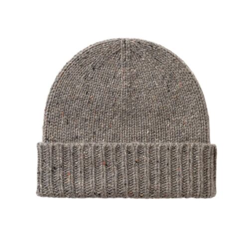 Johnstons of Elgin Cashmere Donegal Beanie Peregrine