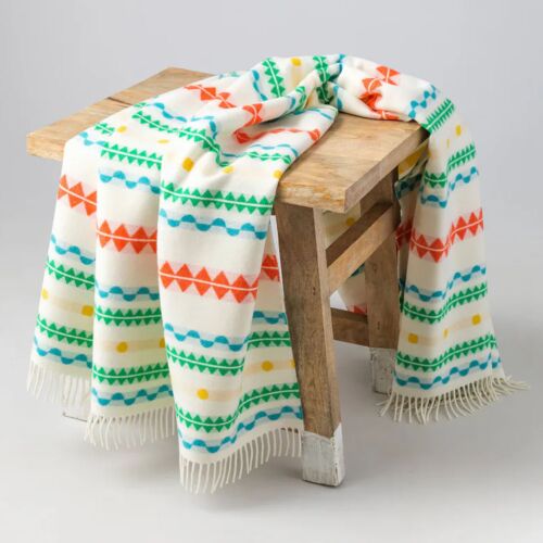 Johnstons of Elgin Wool-Cashmere Blanket Bright