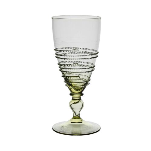    Juliska Glass Ella Green Goblet