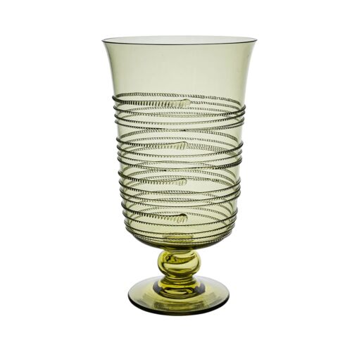    Juliska Glass Ella Green Hurricane