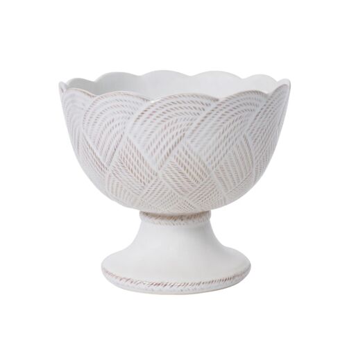 Juliska Le Panier Mystic Knot Whitewash Footed Bowl