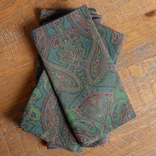Juliska Paisley Evergreen Napkin