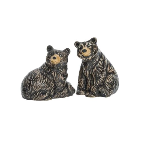   Juliska Salt & Pepper Shaker Set Black Bear