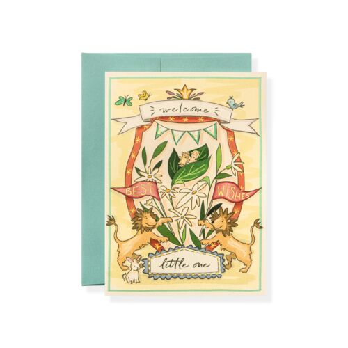 Karen Adams Welcome Greeting Card