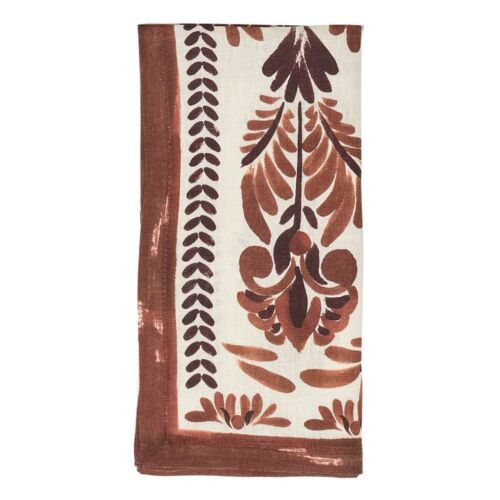 Kim Seybert Napkin Botanica Ivory & Brown