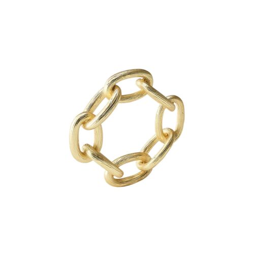 Kim Seybert Napkin Ring Chain Link Gold