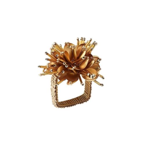 Kim Seybert Napkin Ring Starburst Gold