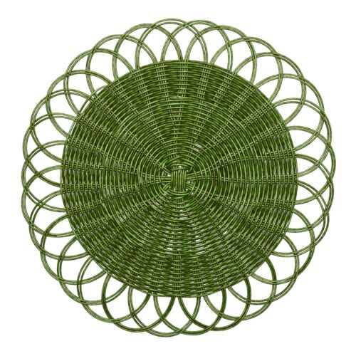 Kim Seybert Placemat Alfresco Green