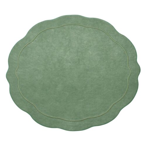 Kim Seybert Placemat Tailored Green