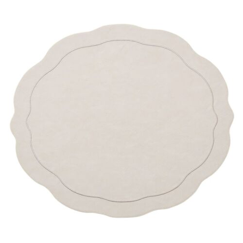 Kim Seybert Placemat Tailored Ivory