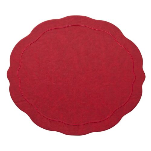 Kim Seybert Placemat Tailored Ruby
