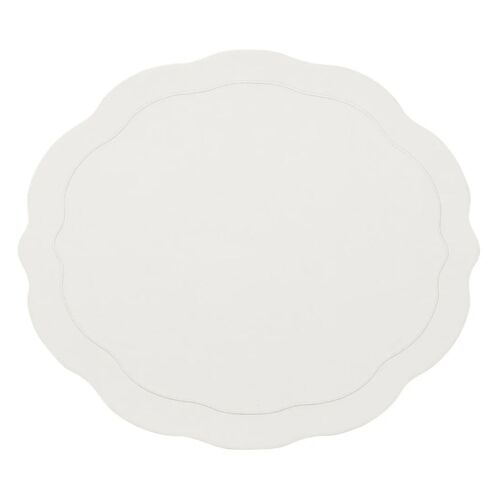 Kim Seybert Placemat Tailored White