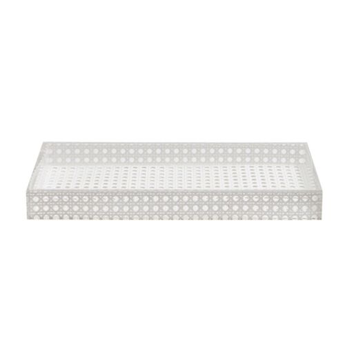 Kim Seybert Reed White Tray