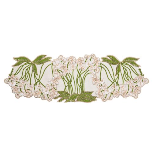 Kim Seybert Table Runner Orchid
