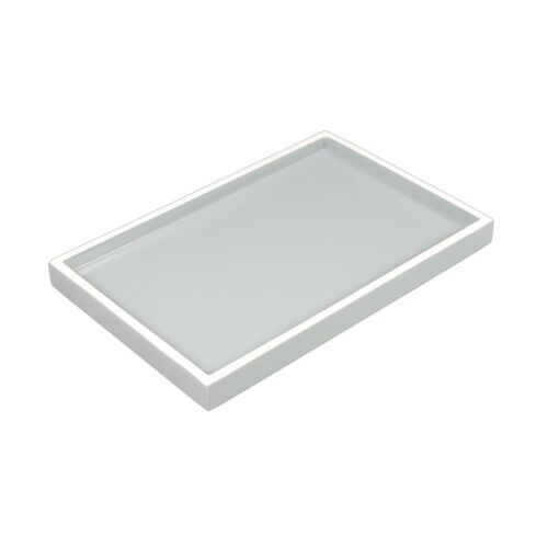 Lacquer Cool Gray Vanity Tray