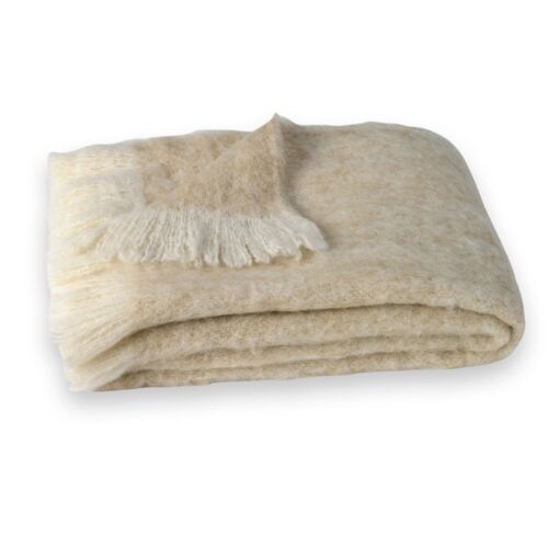 Lands Downunder Brushed Alpaca Throw Sand