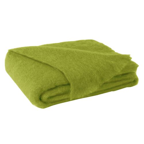 Lands Downunder Mohair Pesto Throw