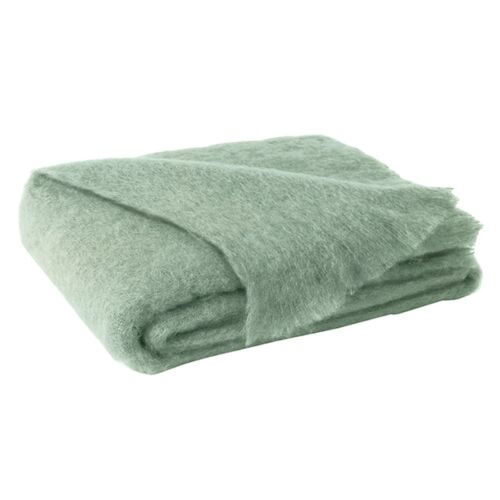 Lands Downunder Mohair Throw Sage
