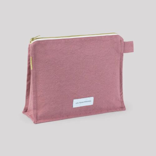 Les Pensionnaires Rosewood Cotton Canvas Toiletry Bag