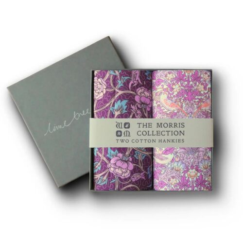 Liberty Handkerchief Gift Box/2 Rose