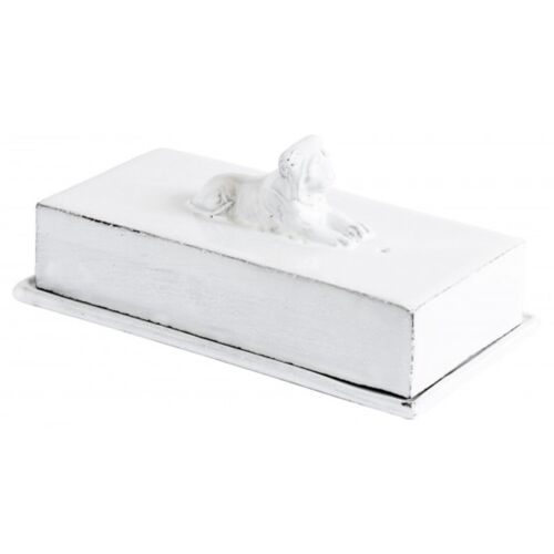 Astier de Villatte Incense Holder Lion Box