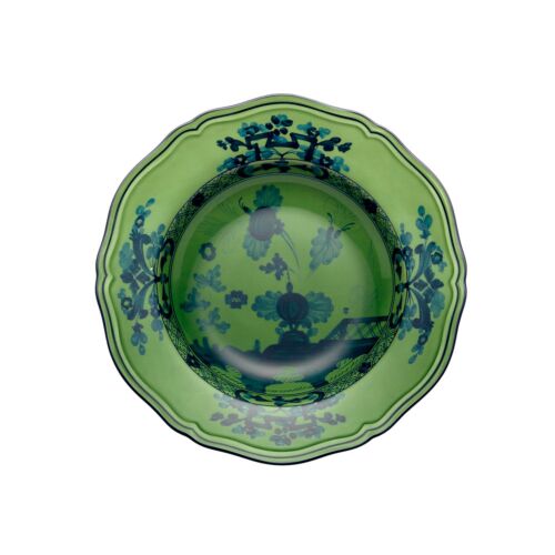 Ginori Oriente Italiano Malachite Soup Plate
