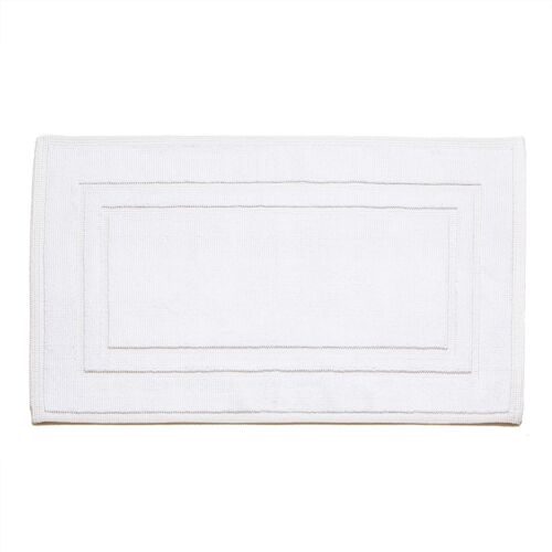 Mastro Raphael Bath Rug Unito White 23x39"
