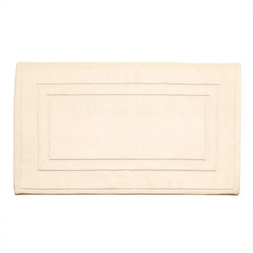 Mastro Raphael Bath Rug Unito Ecru 23x39"