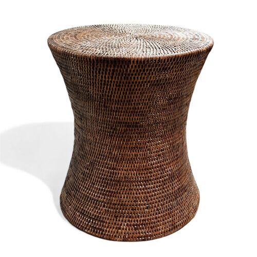 Matahari Rattan Antique Brown Stool