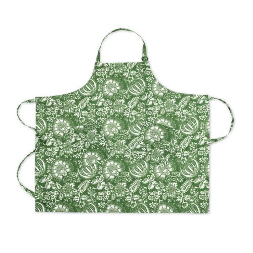 Matouk Linen Apron Granada Palm