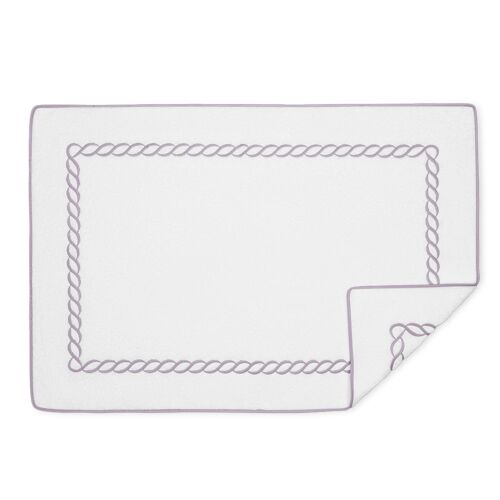 Matouk Bath Mat Classic Chain Lilac 24x36"