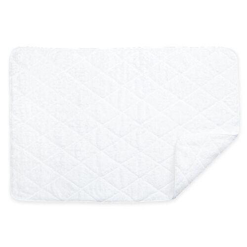 Matouk Bath Mat Cairo Quilt White 24x36"