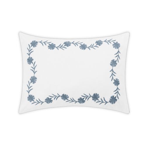 Matouk Daphne Hazy Blue Boudoir Sham 12x16"