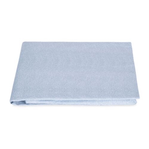 Matouk Jasper Hazy Blue California King Fitted Sheet - 17"Pocket