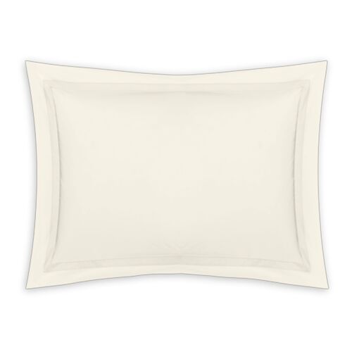 Matouk Lowell Ivory & Ivory Standard Sham