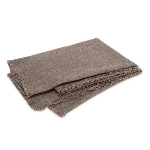 Matouk Maya Hazelnut Throw