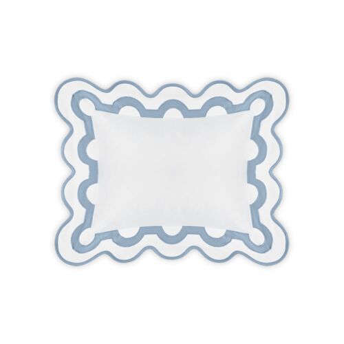 Matouk Mirasol Hazy Blue Boudoir Sham
