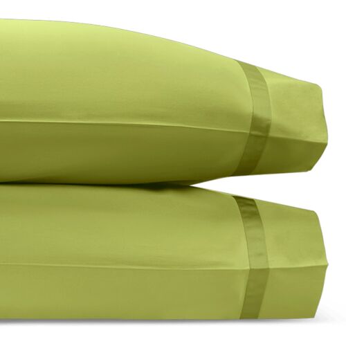 Matouk Nocturne Grass Standard Pillowcase/Pair - 21x33"