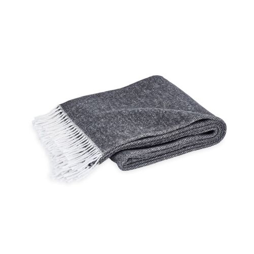 Matouk Pezzo Black Throw